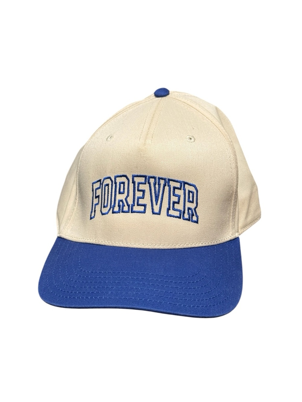 OTTO Noah Kahan "FOREVER" Baseball Cap - Cream & Blue